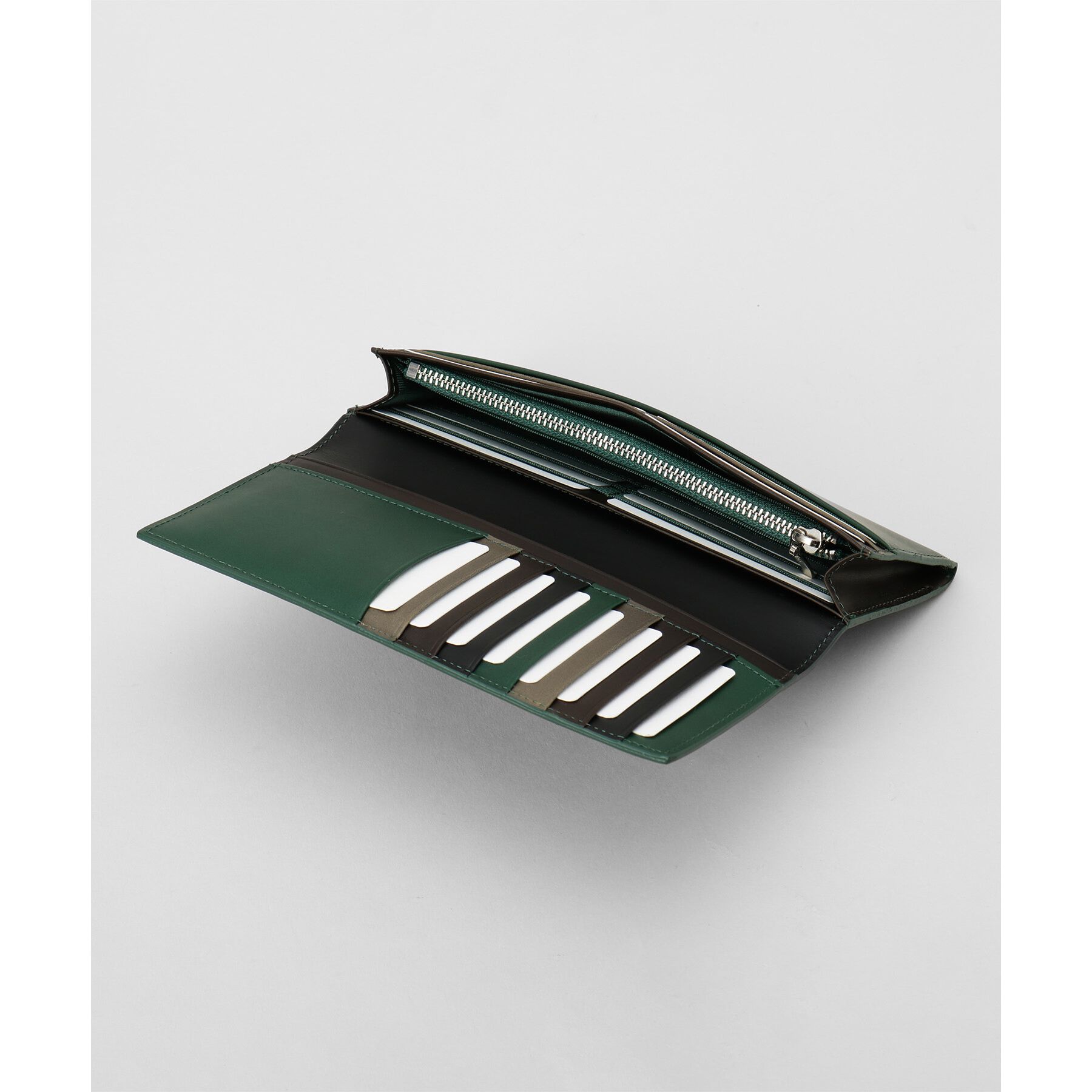 TAKEO KIKUCHI「アンティーク調レザー 2つ折り長財布」|財布|