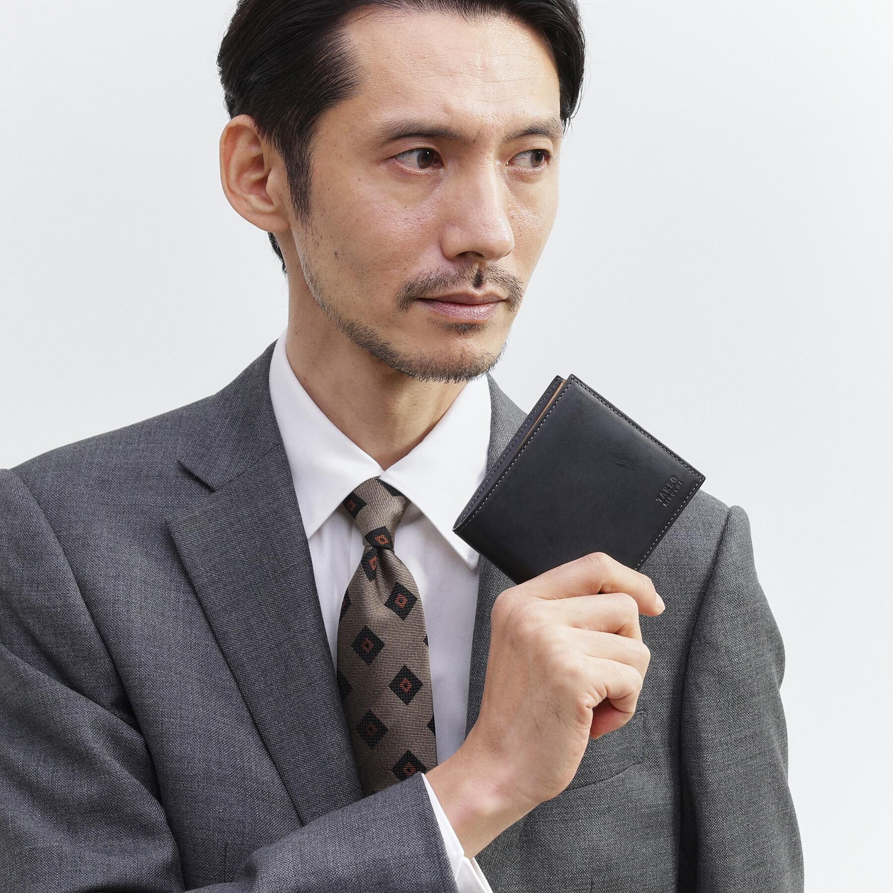 TAKEO KIKUCHI「アンティーク調レザー 2つ折り財布」|財布|