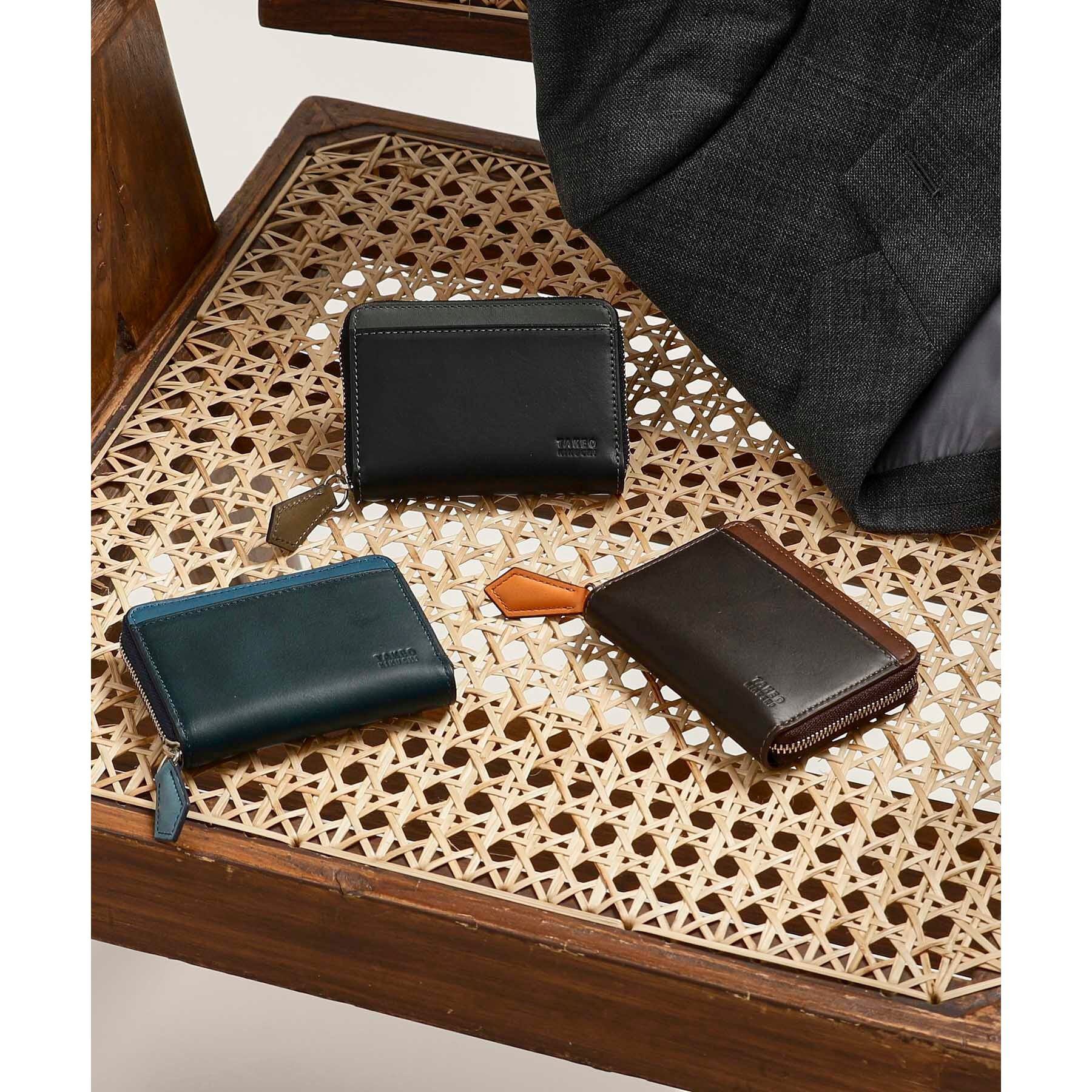 TAKEO KIKUCHI「アンティーク調レザー コインケース」|コインケース|