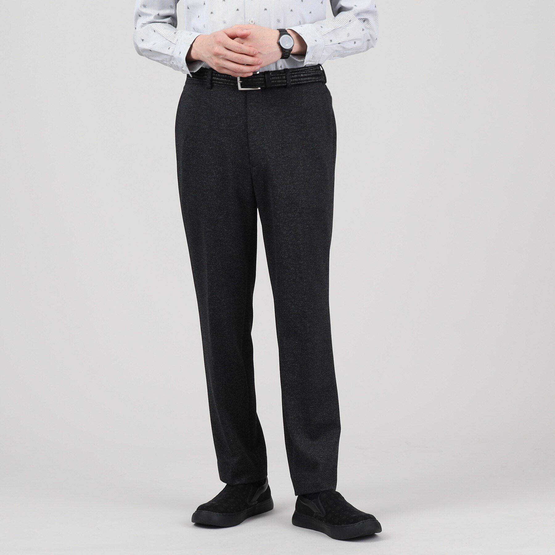 TAKEO KIKUCHI「【Sサイズ～】メランジ ストレッチ ジャージー スラックス」|その他|