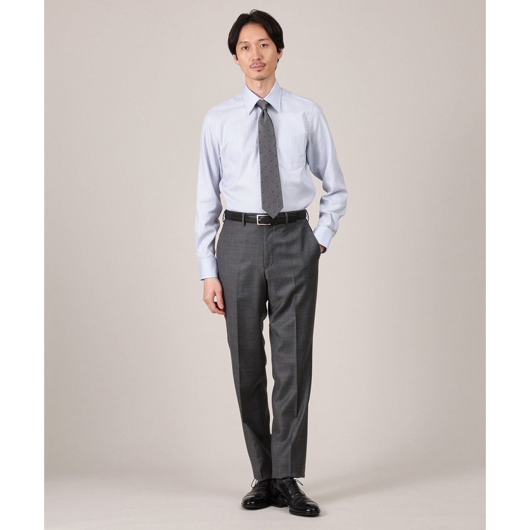 TAKEO KIKUCHI「ドビーストライプ ビジネス シャツ」|シャツ・ブラウス|