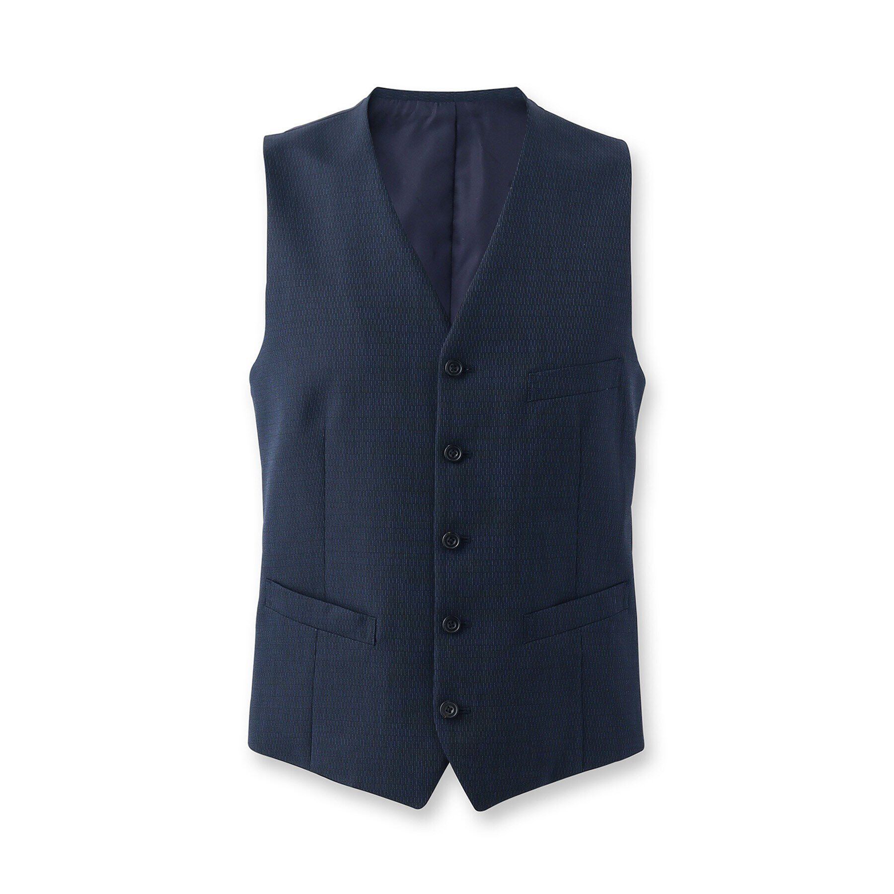 TAKEO KIKUCHI「マイクロデザイン ベスト」|スーツ|