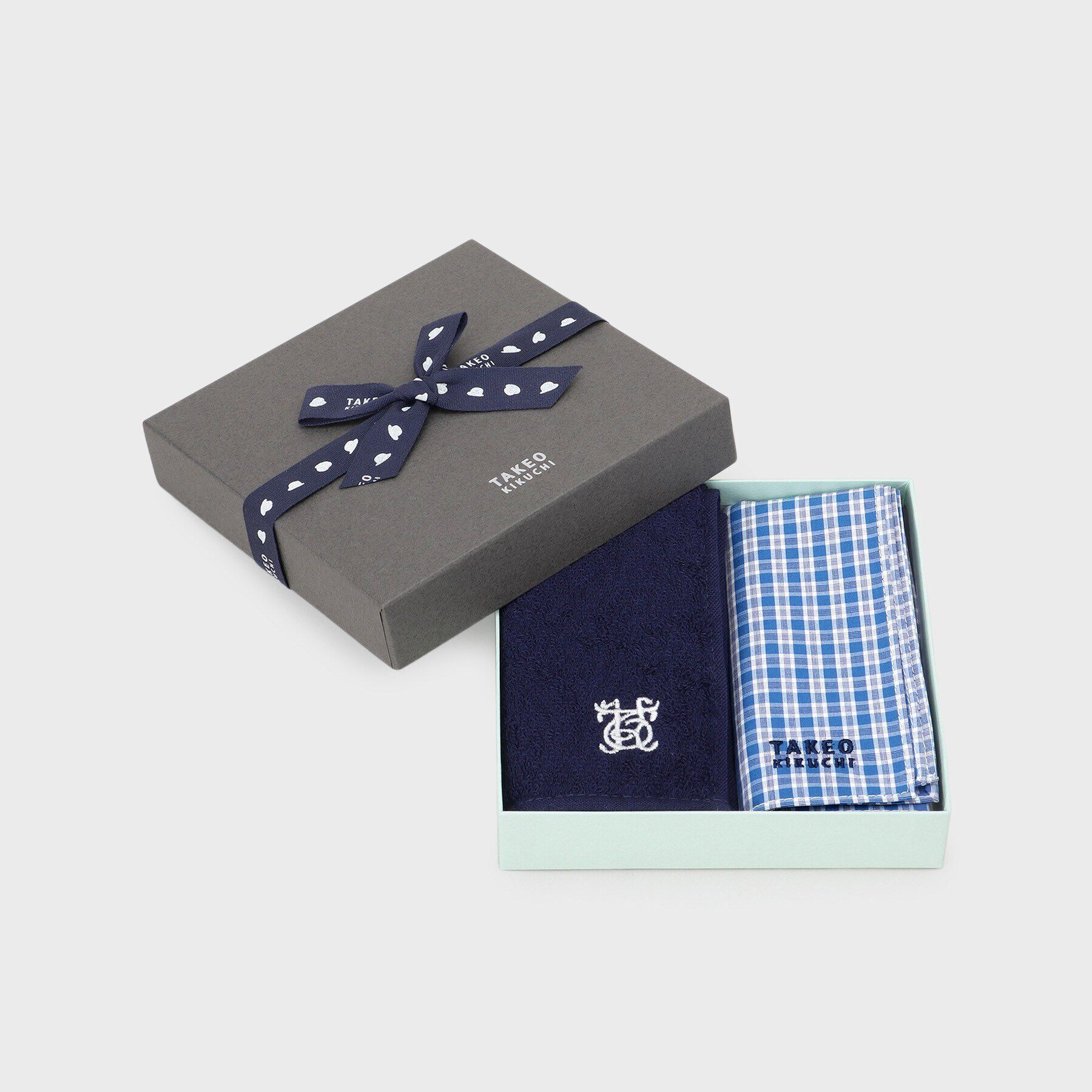 TAKEO KIKUCHI「【BOXセット】今治タオル＋ハンカチ」|ハンカチ|