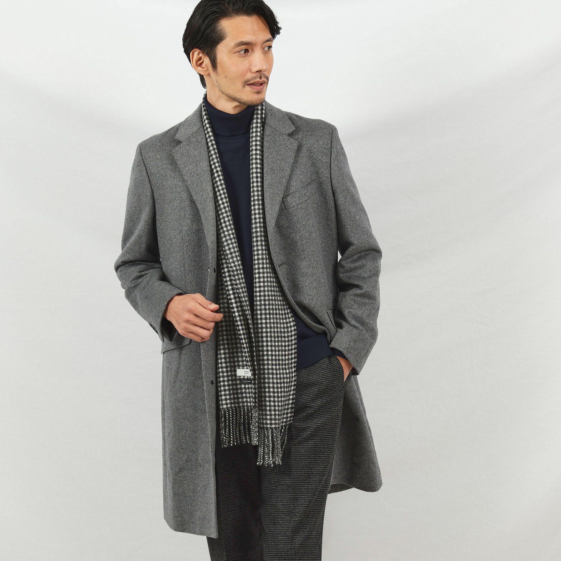 TAKEO KIKUCHI「ウールカシミヤブレンド チェスターコート」|その他|