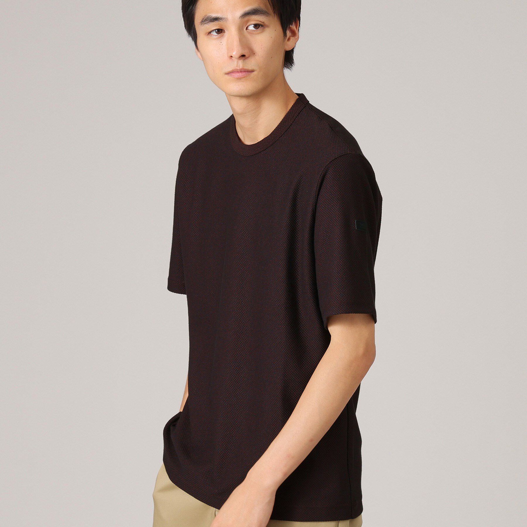 TAKEO KIKUCHI「【尾州織/Made in JAPAN】メランジ Tシャツ」|Tシャツ・カットソー|