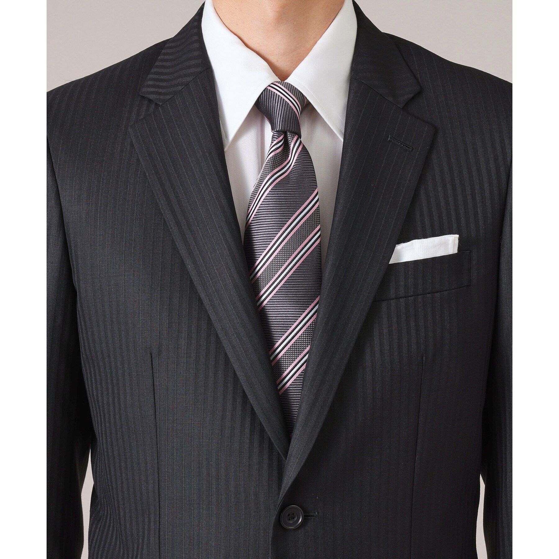 TAKEO KIKUCHI「【会話の増えるネクタイ】ベーシックストライプ　チェンジタイ」|ネクタイ・蝶ネクタイ|