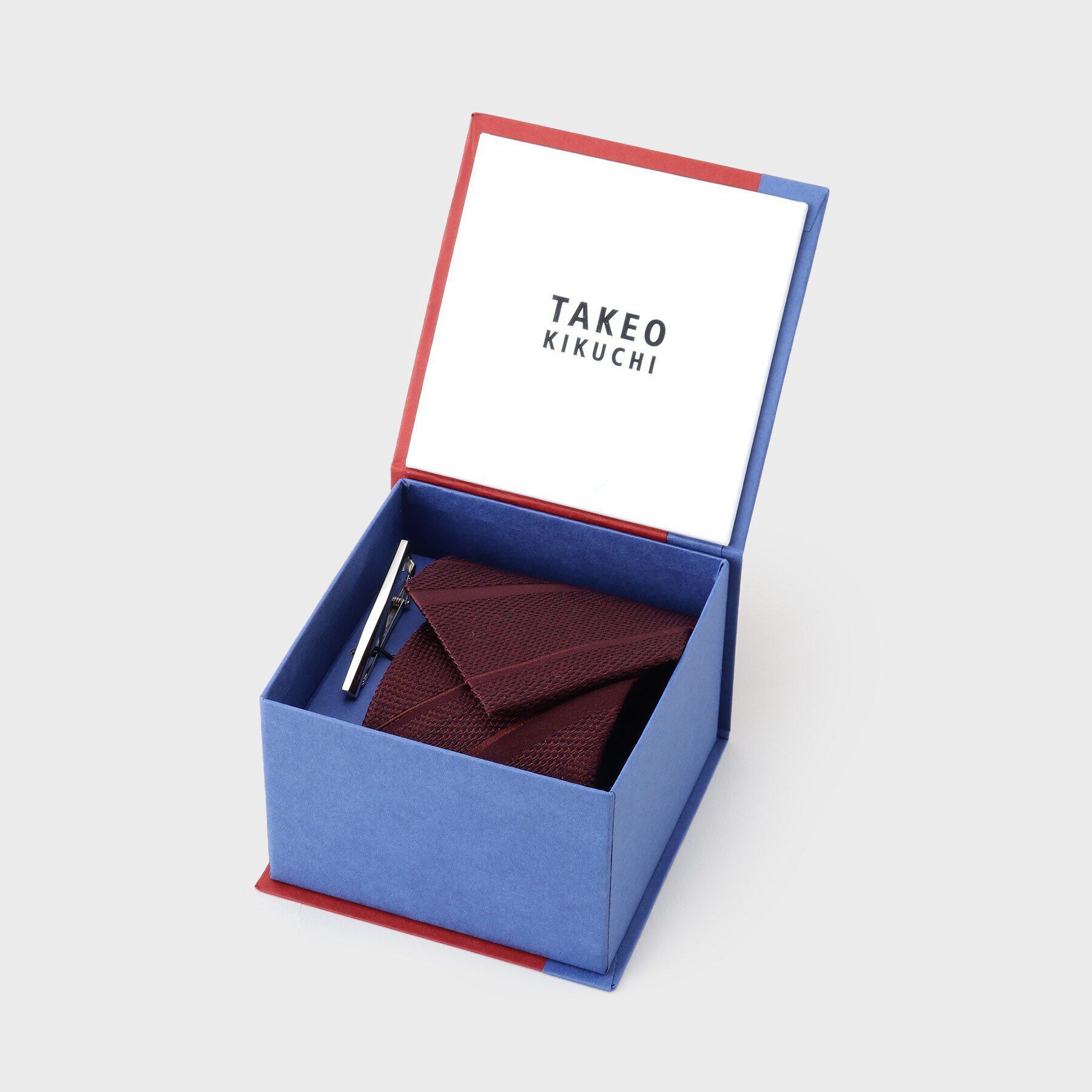 TAKEO KIKUCHI「【カラーBOXセット】ネクタイ＆タイバーセット」|ネクタイ・蝶ネクタイ|
