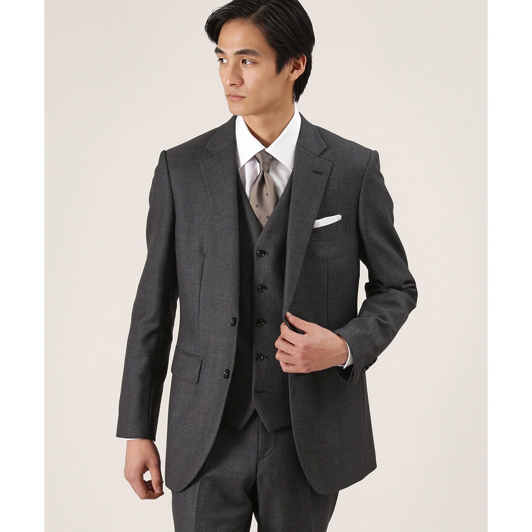 TAKEO KIKUCHI「【3ピース対応】バーズアイ スーツ」|スーツ|