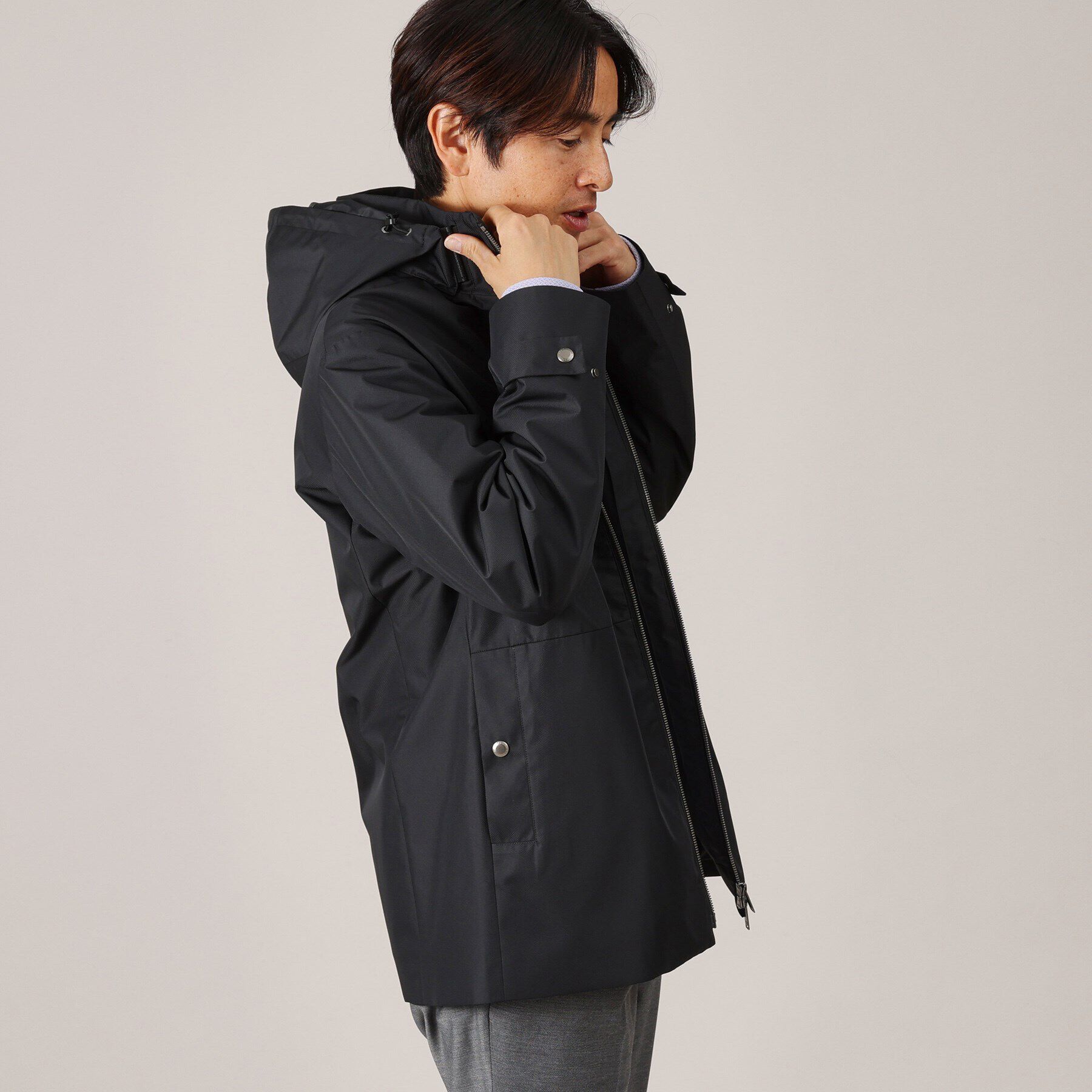 TAKEO KIKUCHI「【ライトアウター】ドビー エレクティブ シェルブルゾン」|ブルゾン・スタジャン|