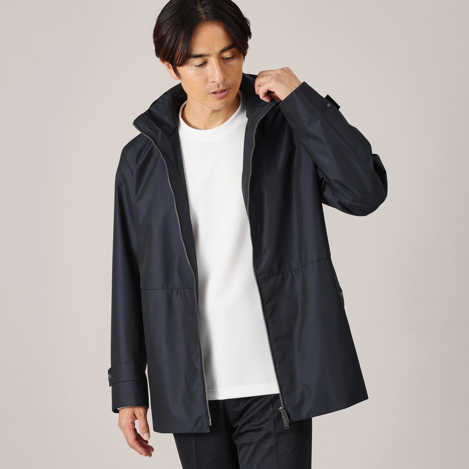 TAKEO KIKUCHI「【ライトアウター】ドビー エレクティブ シェルブルゾン」|ブルゾン・スタジャン|