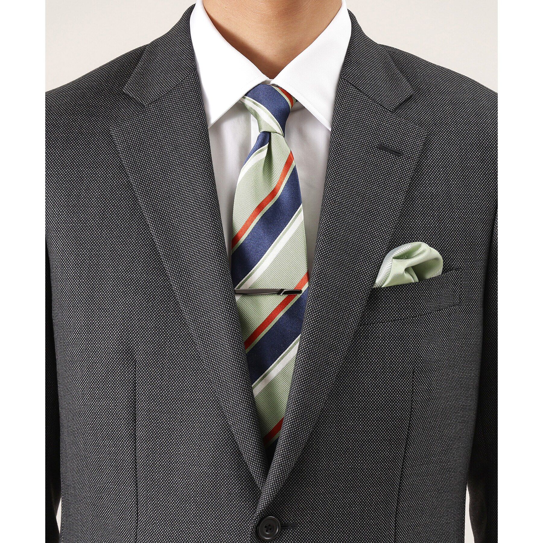 TAKEO KIKUCHI「【入卒/セレモニー対応】カラーストライプ ネクタイ」|ネクタイ・蝶ネクタイ|