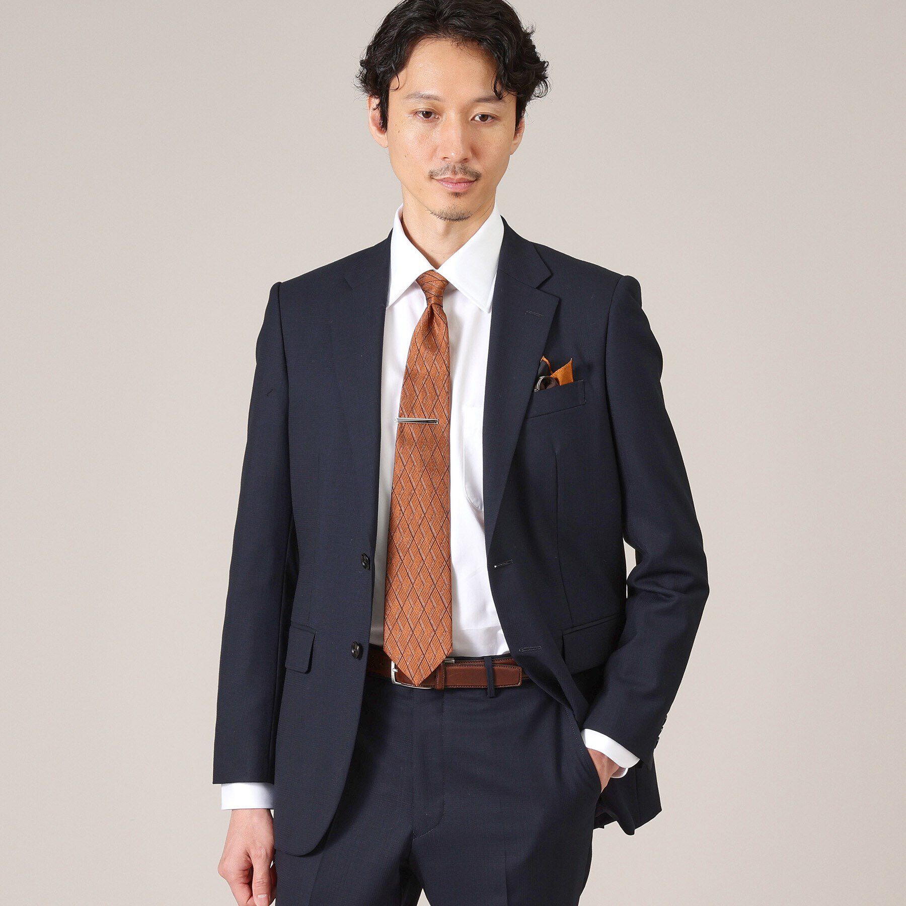 TAKEO KIKUCHI「グログラン セミワイドカラー シャツ」|シャツ・ブラウス|