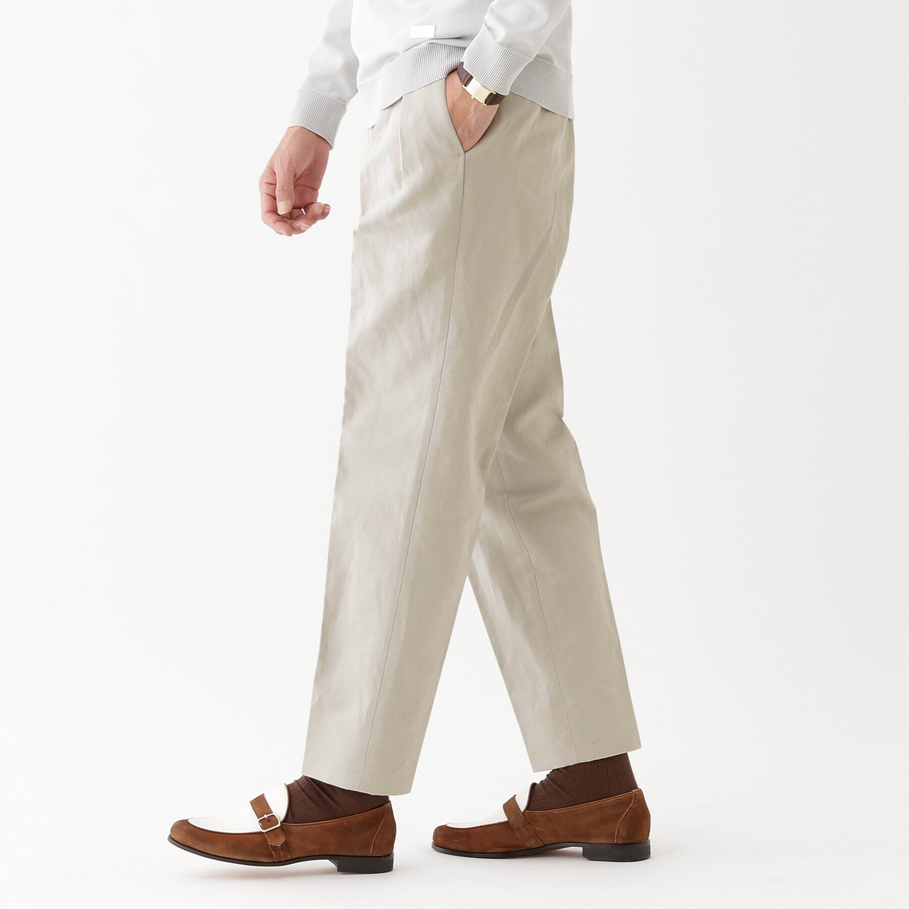 TAKEO KIKUCHI「【THE FLAGSHIP】尾州コットンヘンプ チノパン」|その他|