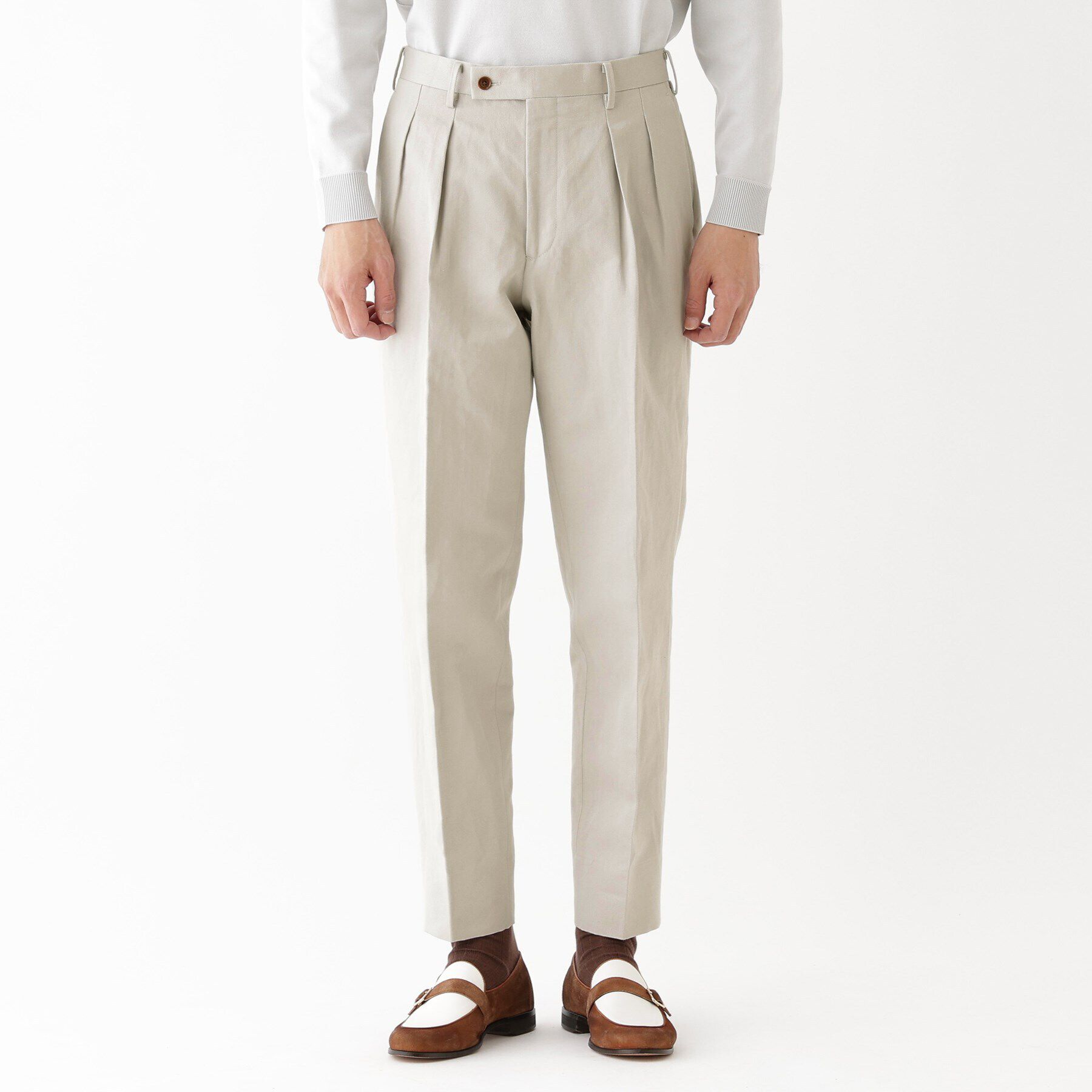 TAKEO KIKUCHI「【THE FLAGSHIP】尾州コットンヘンプ チノパン」|その他|