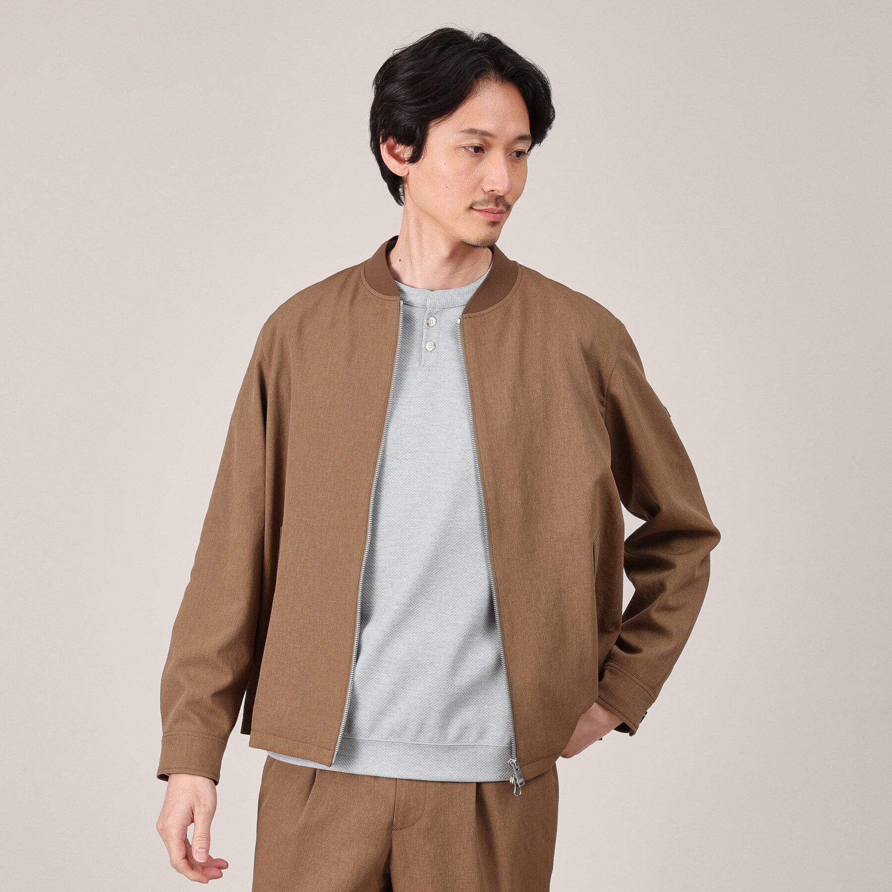 TAKEO KIKUCHI「メランジ ハニカム プルーバー」|Tシャツ・カットソー|