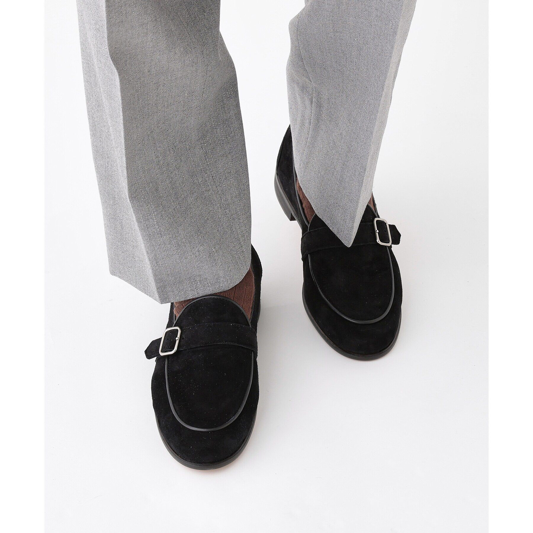 TAKEO KIKUCHI「【THE FLAGSHIP】ゴードスエード スリッポン ローファー」|ビジネス・ドレスシューズ|