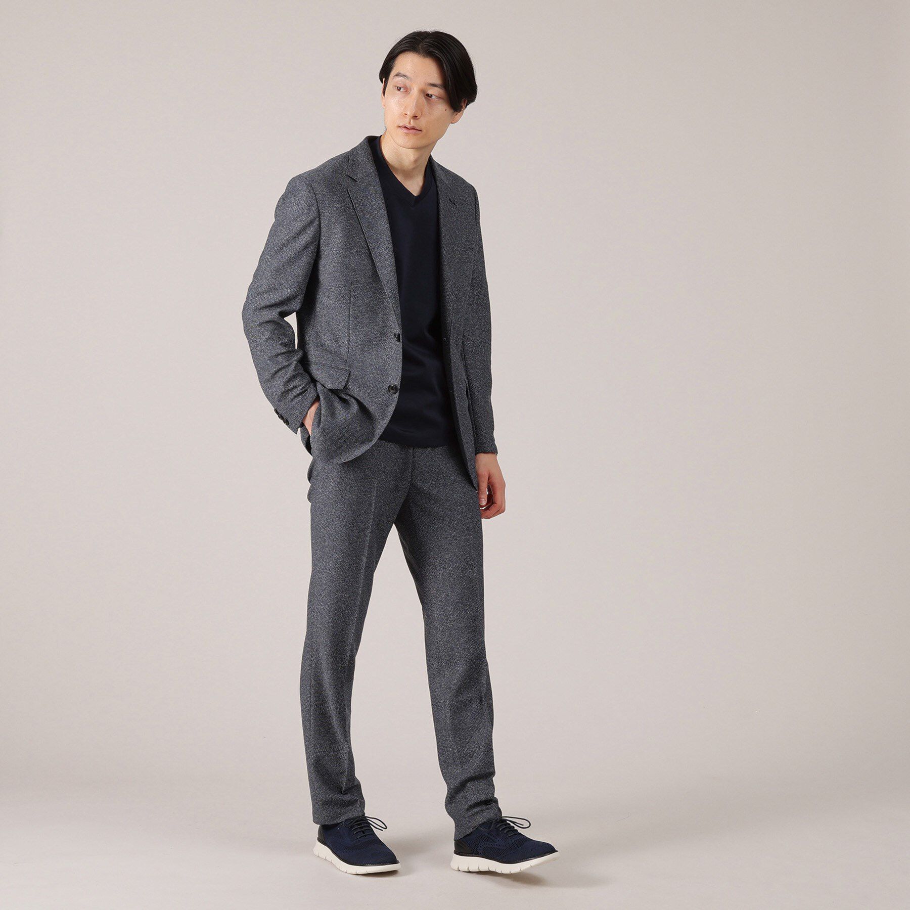 TAKEO KIKUCHI「ニットアッパーシューズ」|ビジネス・ドレスシューズ|