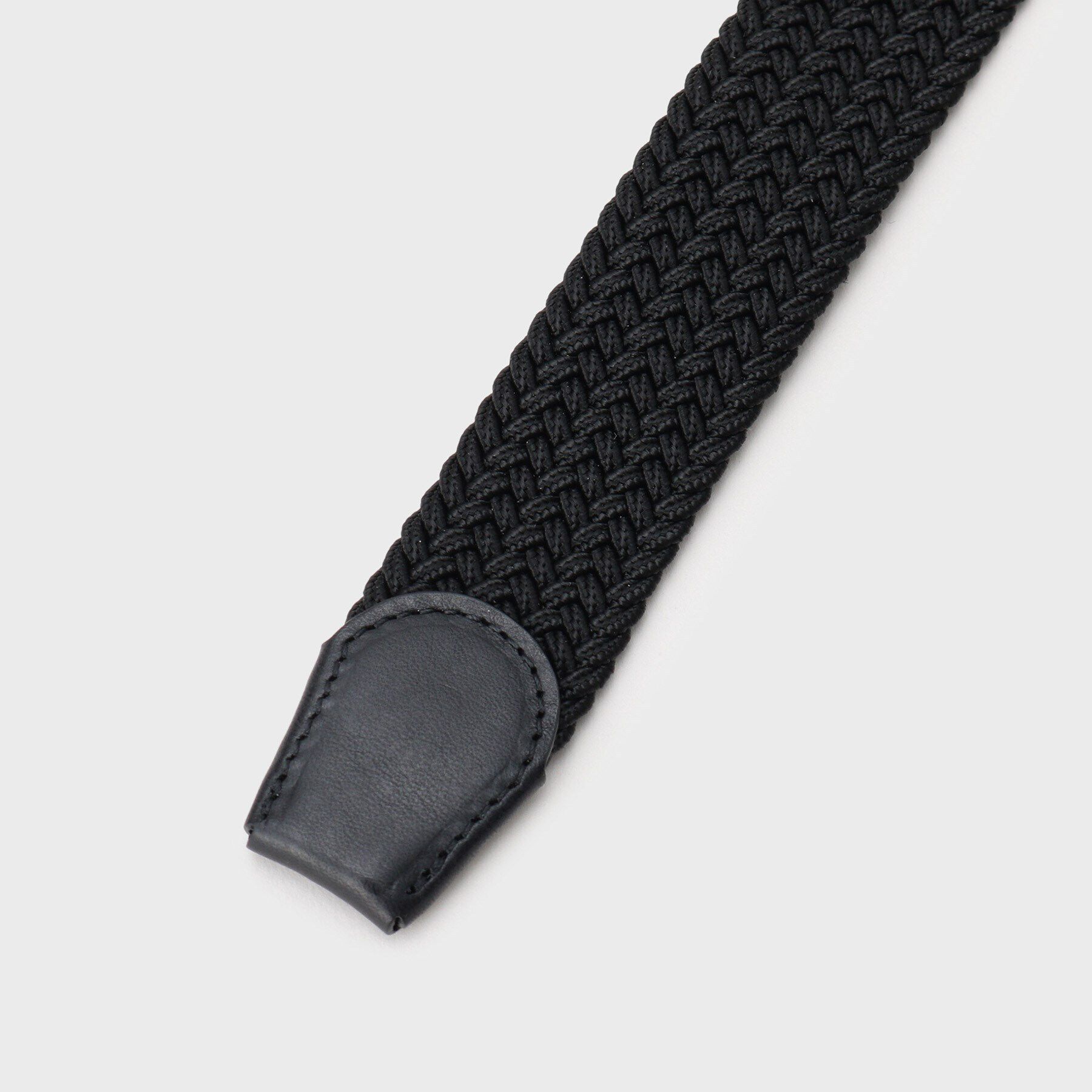 TAKEO KIKUCHI「【Made in JAPAN】レザーコンビ マットバックル ゴムメッシュベルト」|ベルト|