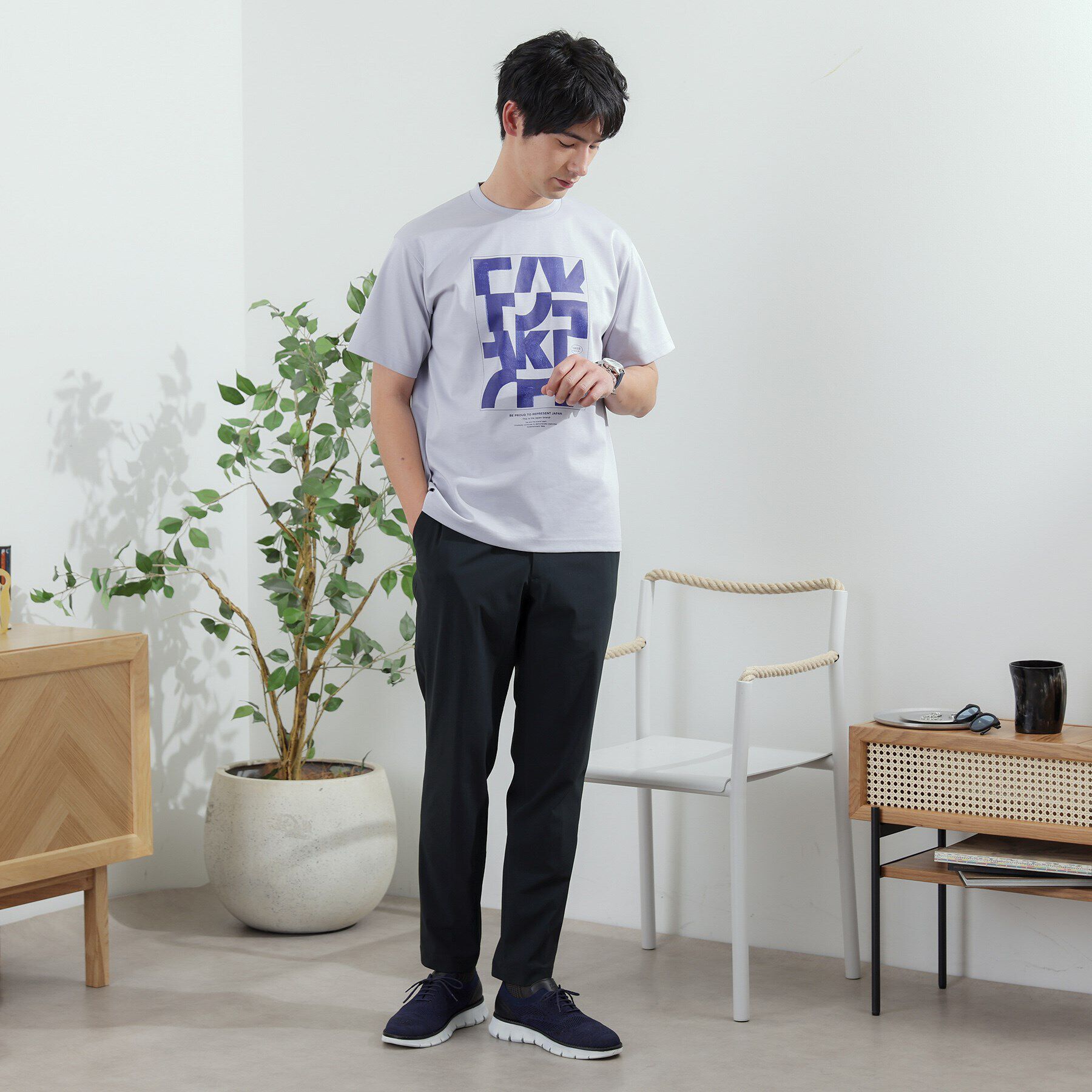 TAKEO KIKUCHI「ハイストレッチ スリム イージーパンツ」|その他|