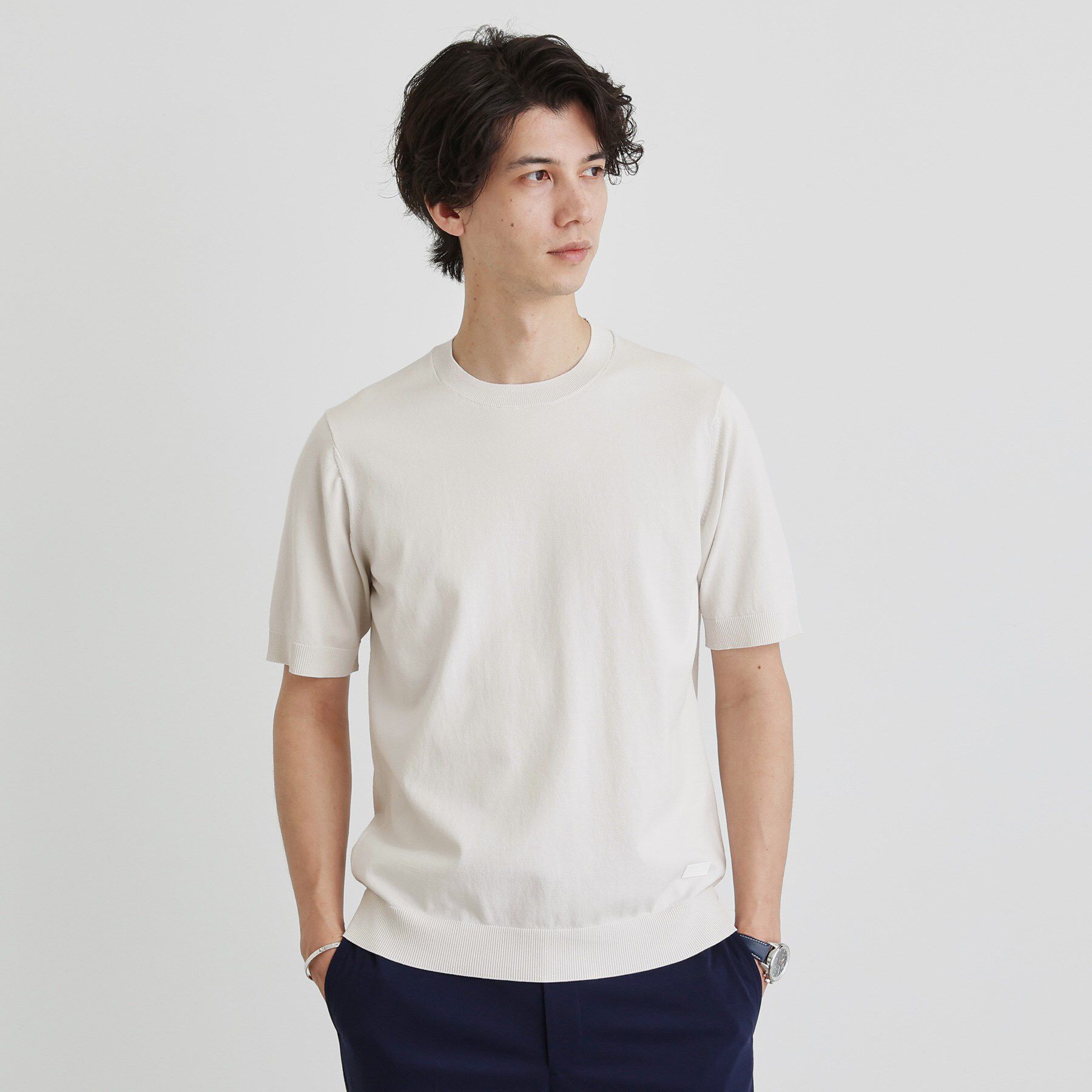 TAKEO KIKUCHI「テーラードニット プルオーバー」|Tシャツ・カットソー|