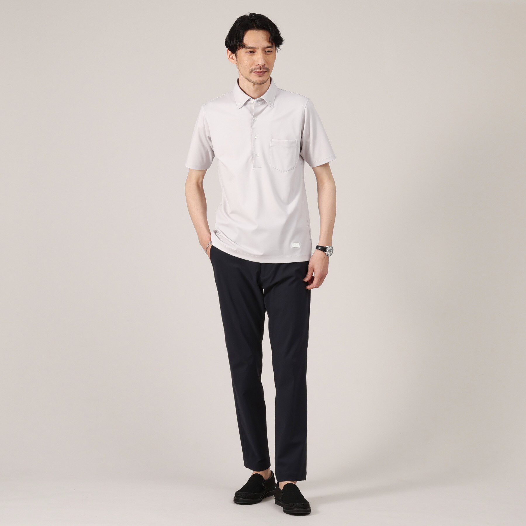 TAKEO KIKUCHI「【接触冷感/ONOFF】ビズ ポロシャツ」|ポロシャツ|
