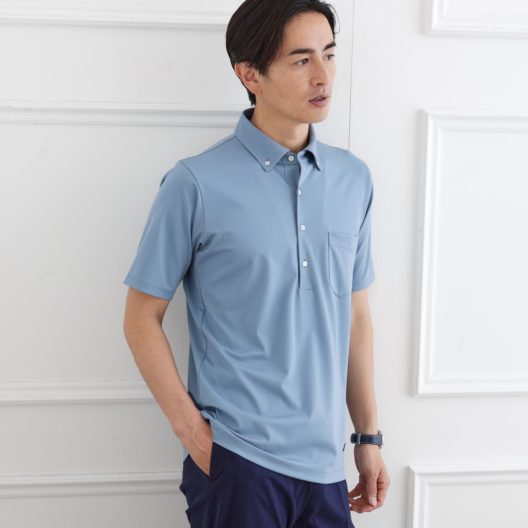 TAKEO KIKUCHI「【接触冷感/ONOFF】ビズ ポロシャツ」|ポロシャツ|