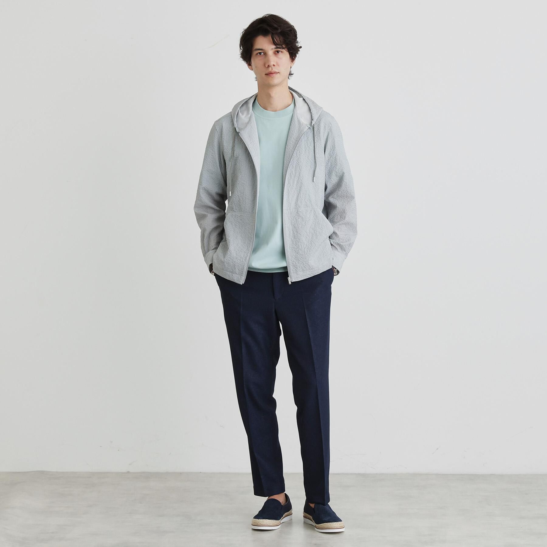 TAKEO KIKUCHI「【尾州織】後染め ドビーメッシュ イージーパンツ」|その他|