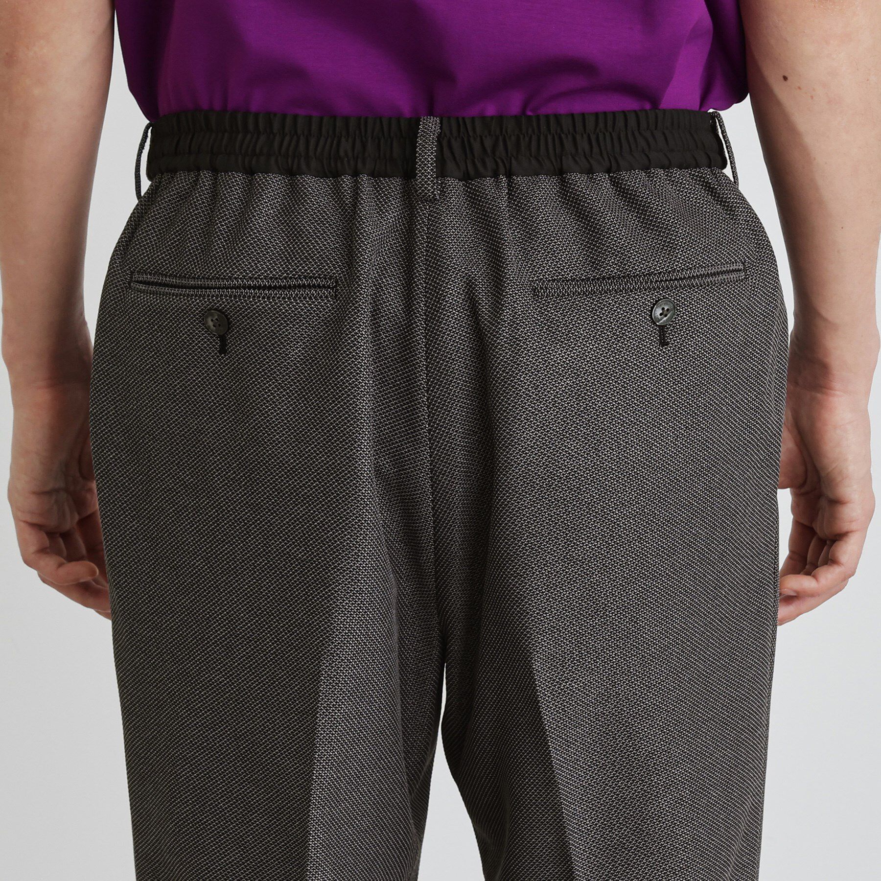 TAKEO KIKUCHI「【尾州織】後染め ドビーメッシュ イージーパンツ」|その他|