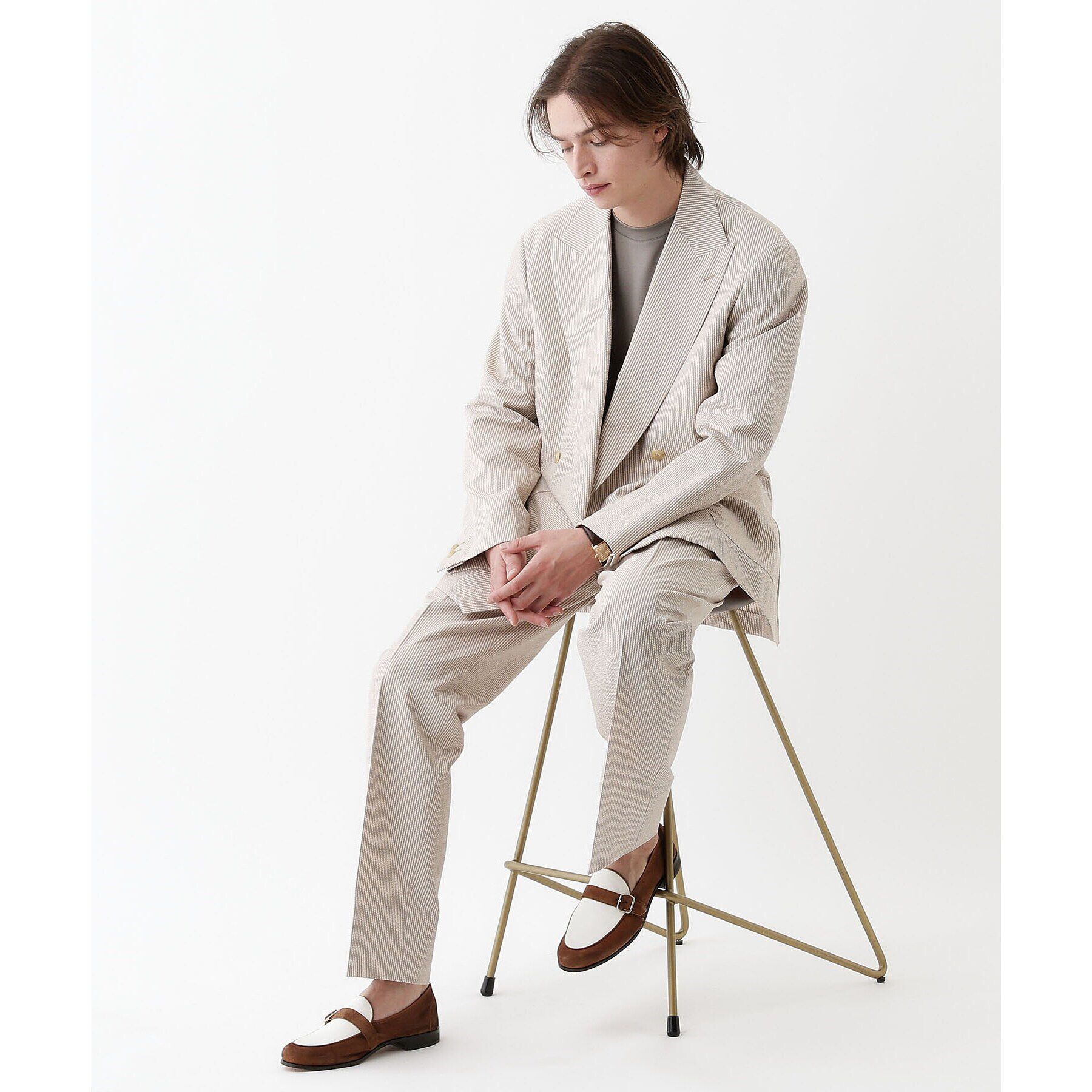 TAKEO KIKUCHI「【THE FLAGSHIP】サッカー2wayストレッチ ジャケット」|テーラードジャケット|