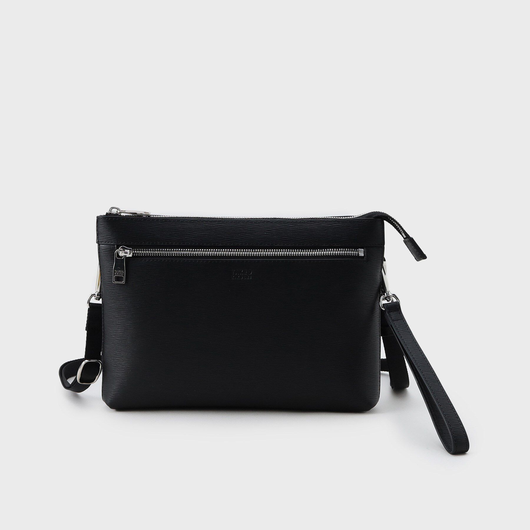 TAKEO KIKUCHI「水シボレザー2WAYクラッチバッグ」|クラッチバッグ|