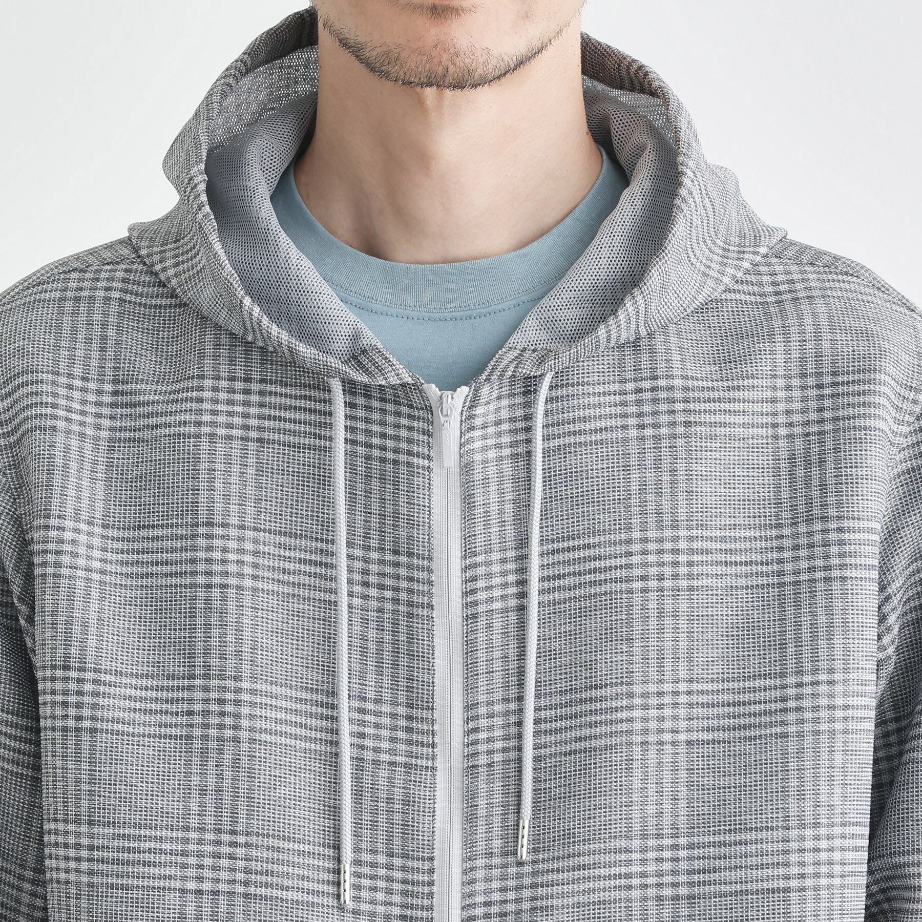 TAKEO KIKUCHI「【軽羽織】カラミ織り フード羽織りシャツ」|シャツ・ブラウス|