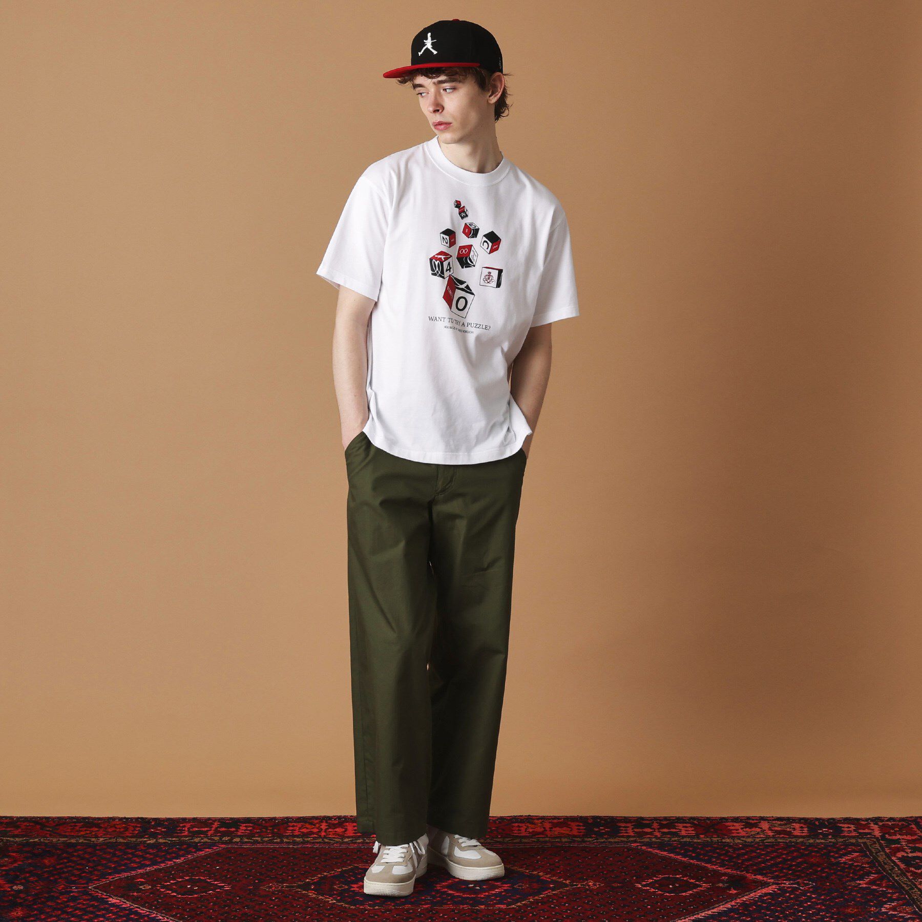 40CARATS&525「【Sサイズ～】キューブグラフィック半袖Tシャツ」|Tシャツ・カットソー|