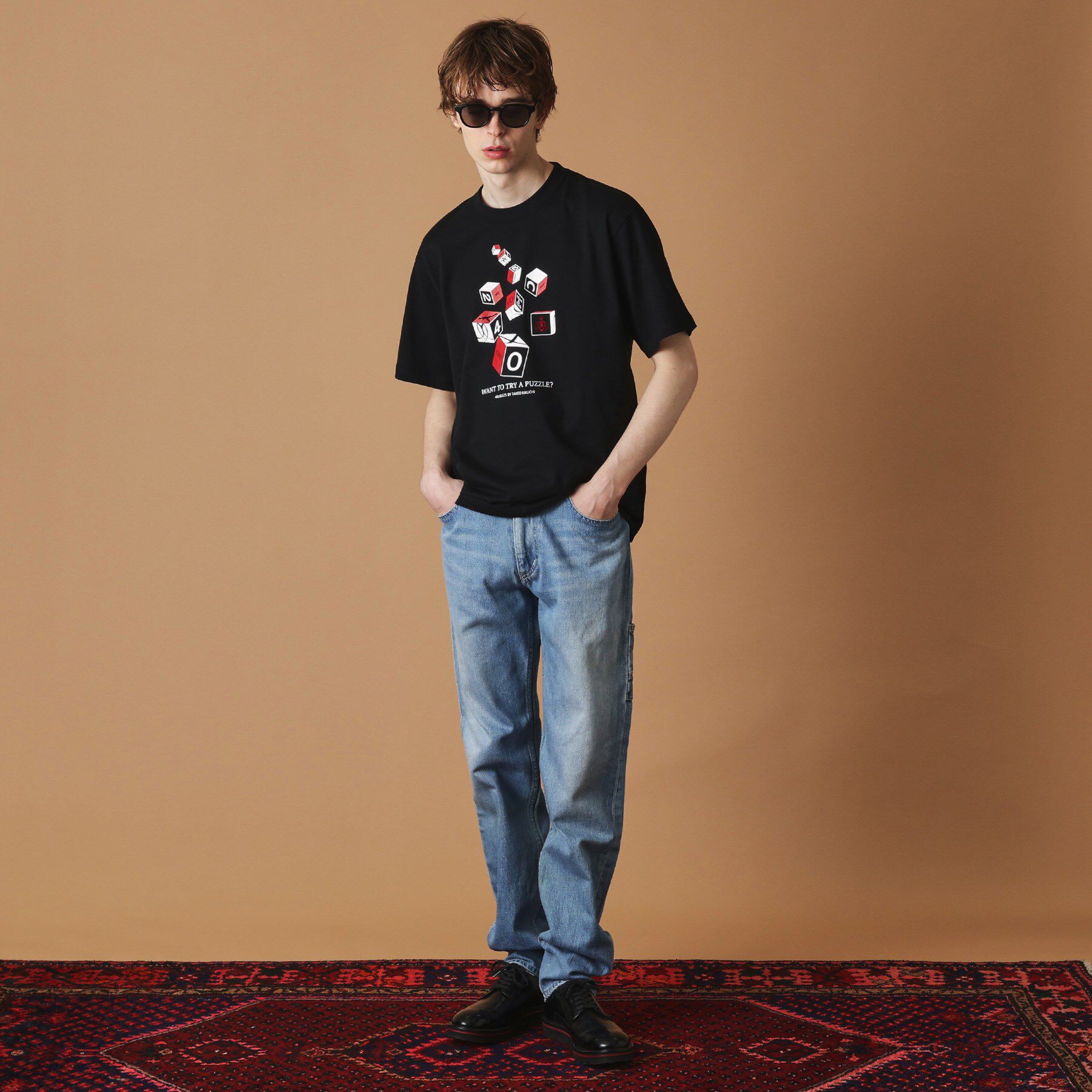 40CARATS&525「【Sサイズ～】キューブグラフィック半袖Tシャツ」|Tシャツ・カットソー|