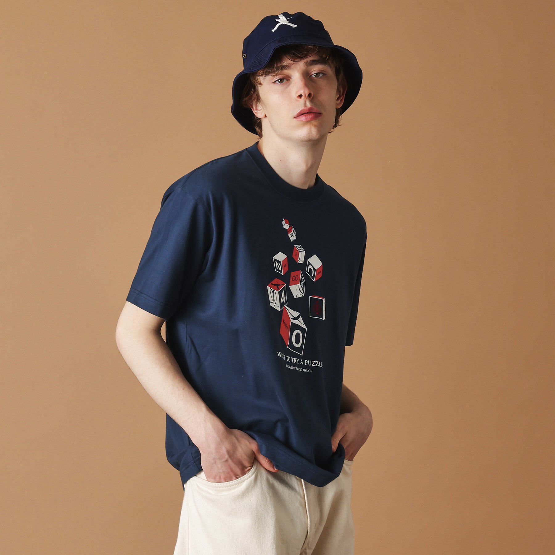 40CARATS&525「【Sサイズ～】キューブグラフィック半袖Tシャツ」|Tシャツ・カットソー|