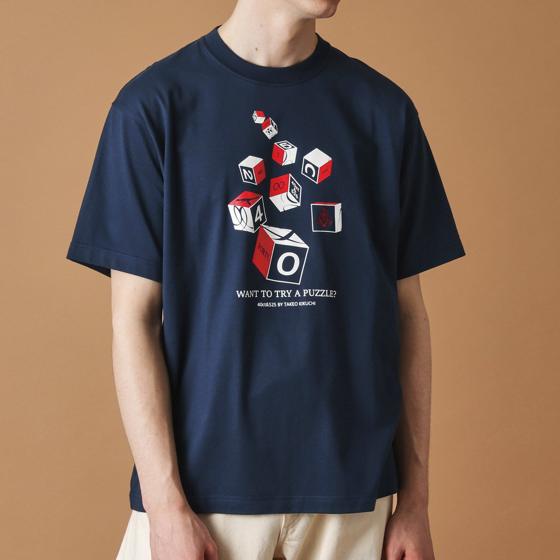 40CARATS&525「【Sサイズ～】キューブグラフィック半袖Tシャツ」|Tシャツ・カットソー|