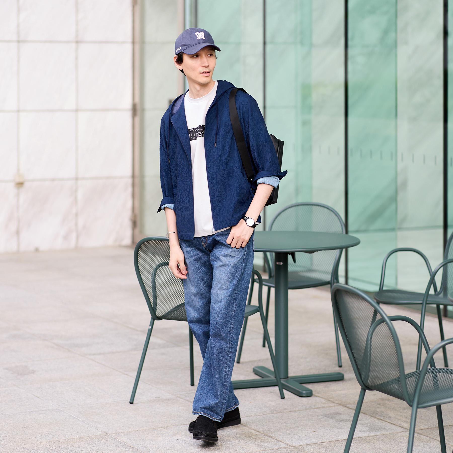 TAKEO KIKUCHI「バープリントポンチTシャツ」|Tシャツ・カットソー|