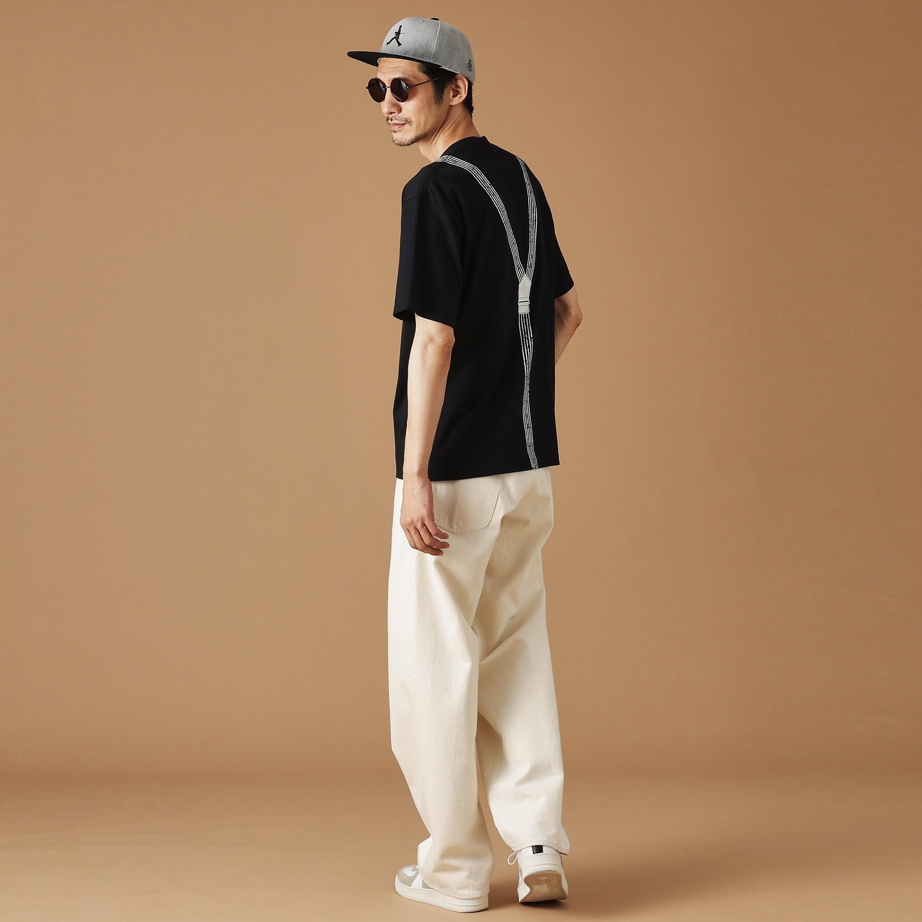 40CARATS&525「サスペンダートロンプロイユ半袖Tシャツ」|Tシャツ・カットソー|