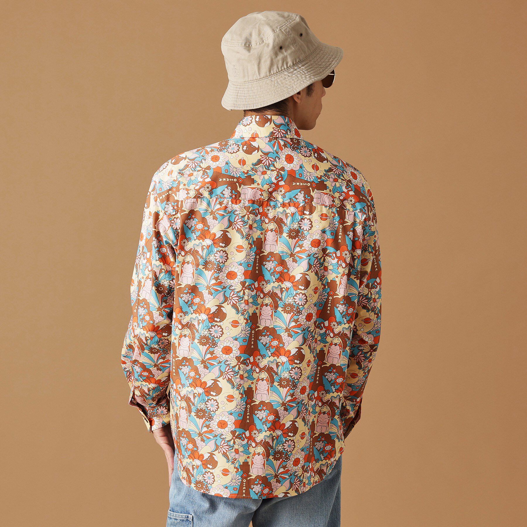 40CARATS&525「【Sサイズ～】ビリケンプリント 長袖シャツ」|シャツ・ブラウス|