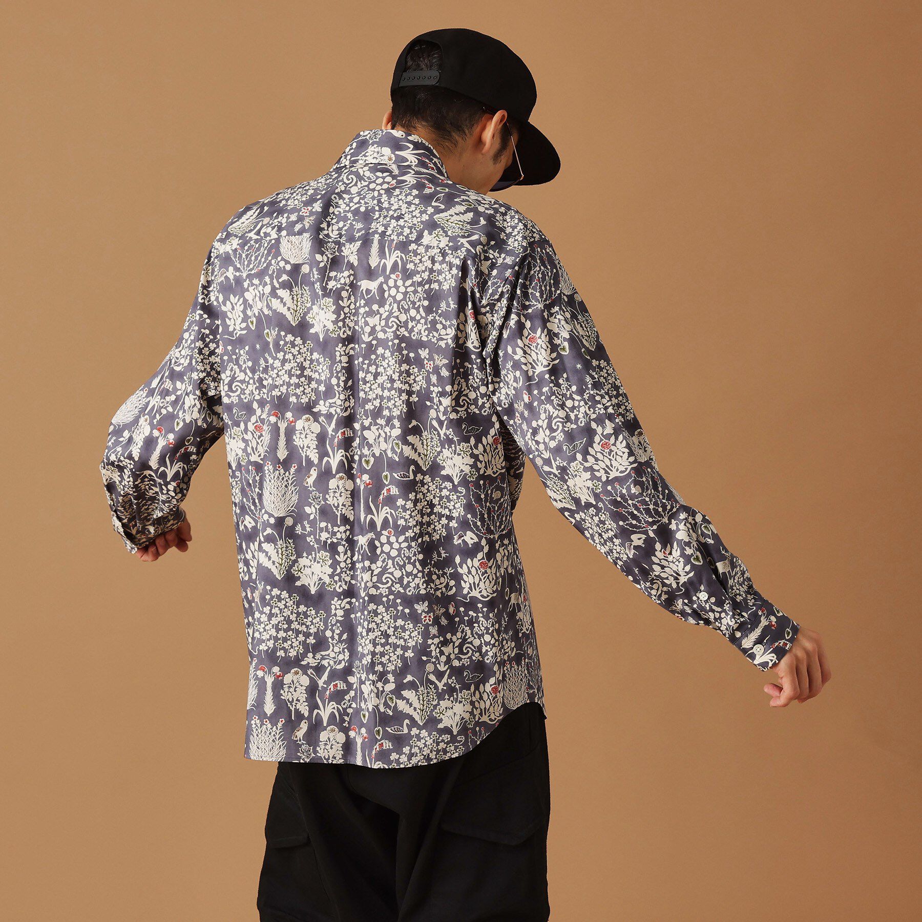 40CARATS&525「【Sサイズ～】フラワープリントシャツ」|シャツ・ブラウス|