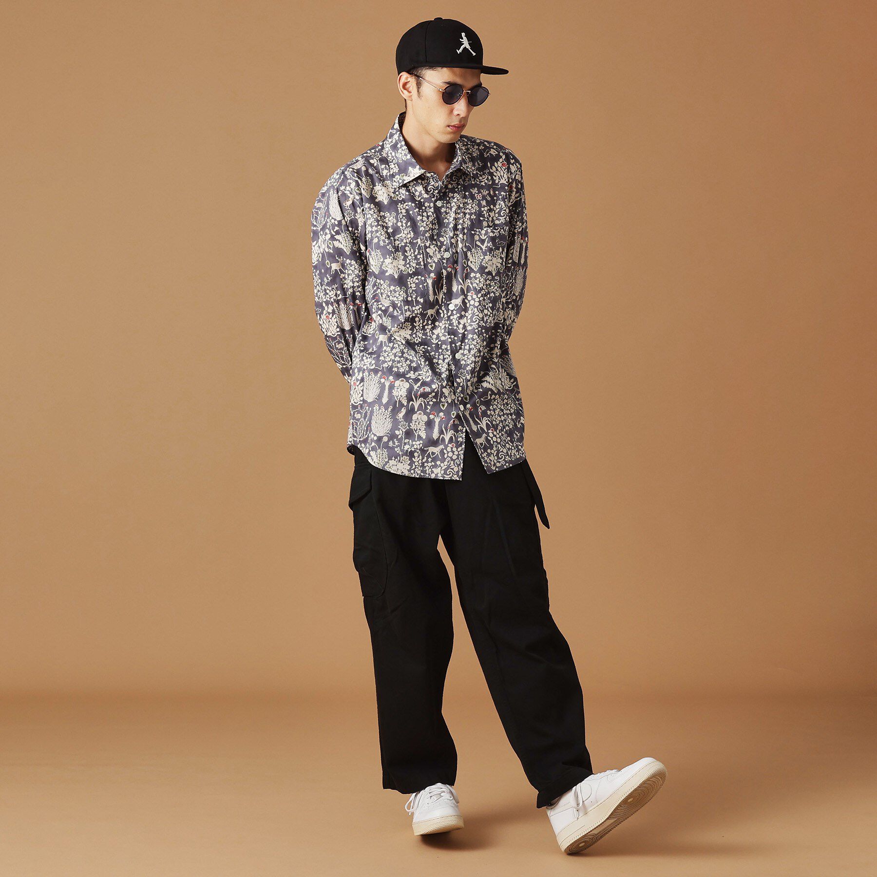 40CARATS&525「【Sサイズ～】フラワープリントシャツ」|シャツ・ブラウス|