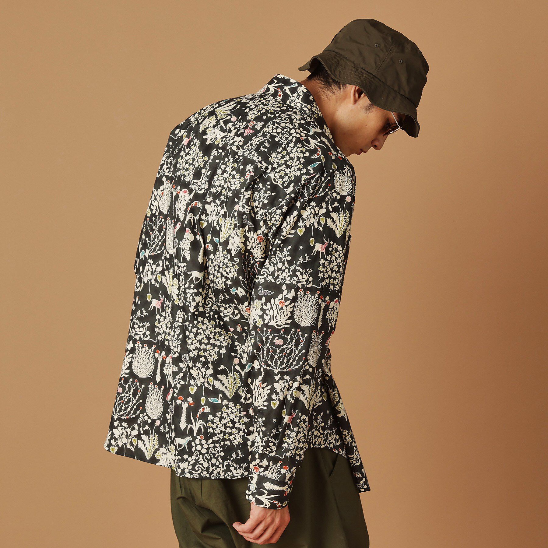 40CARATS&525「【Sサイズ～】フラワープリントシャツ」|シャツ・ブラウス|