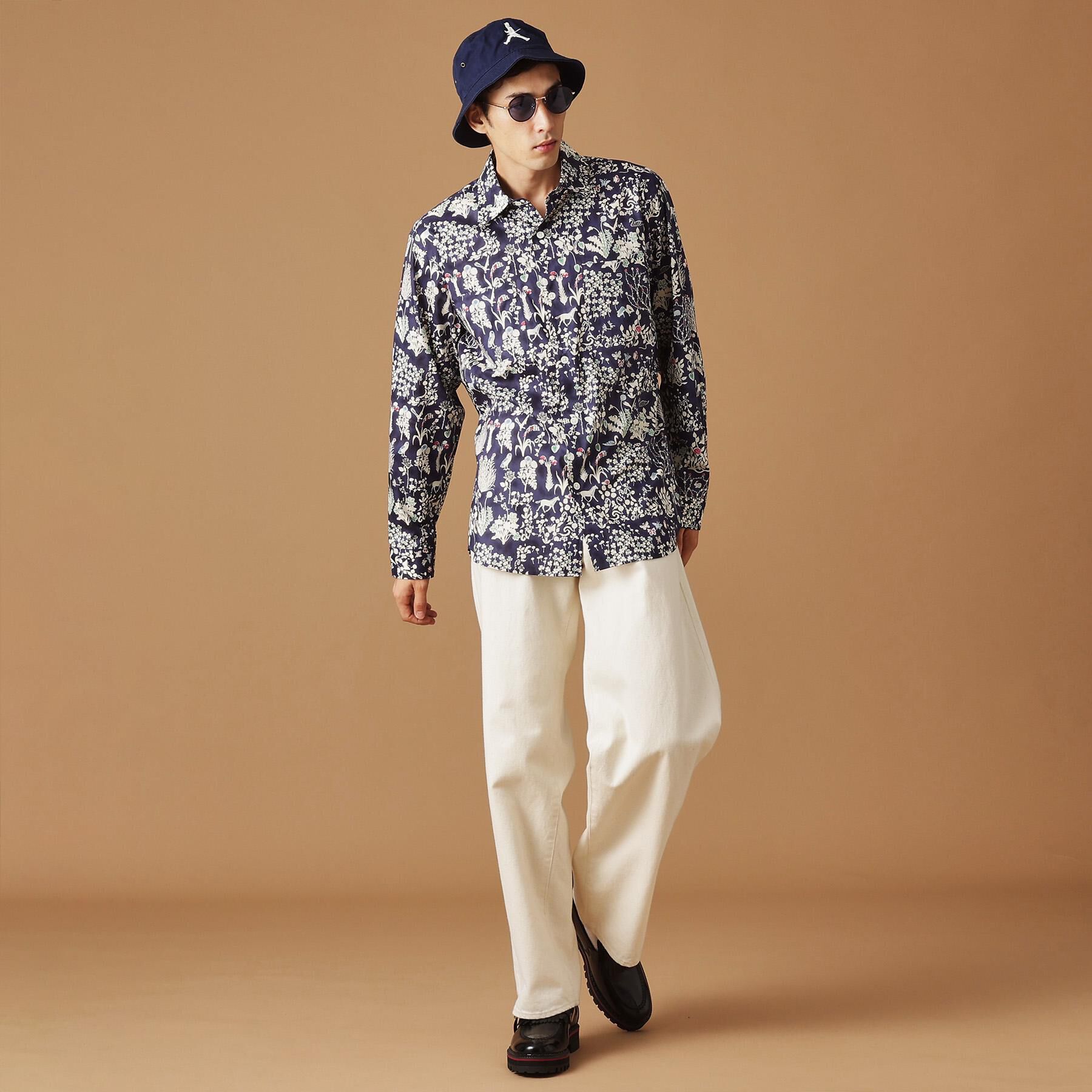 40CARATS&525「【Sサイズ～】フラワープリントシャツ」|シャツ・ブラウス|