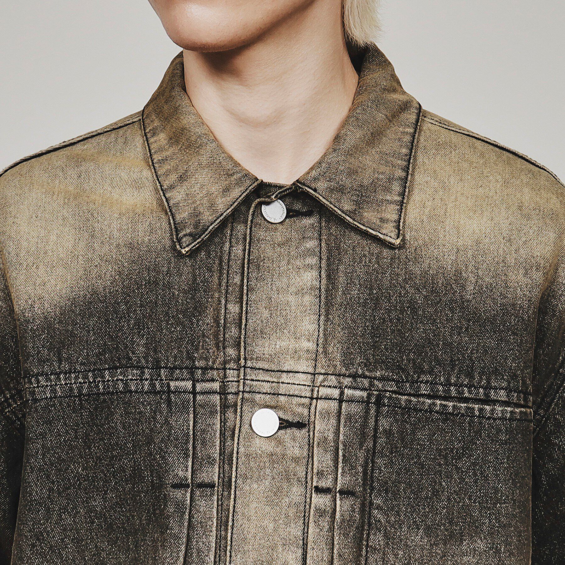 tk.TAKEO KIKUCHI「ウォッシュドカラーデニムブルゾン」|デニムジャケット|