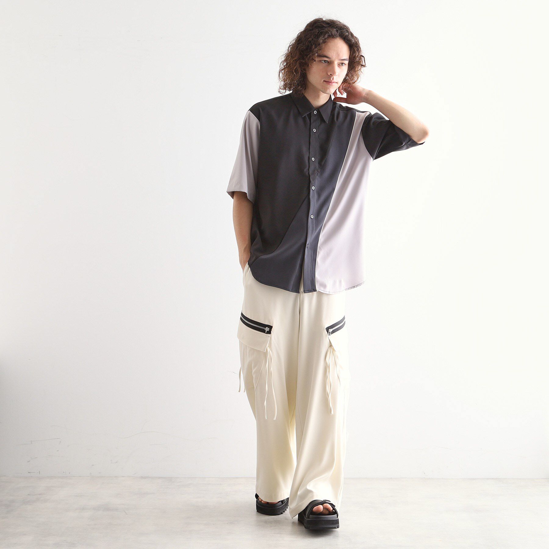 tk.TAKEO KIKUCHI「カーブスイッチシャツ」|シャツ・ブラウス|