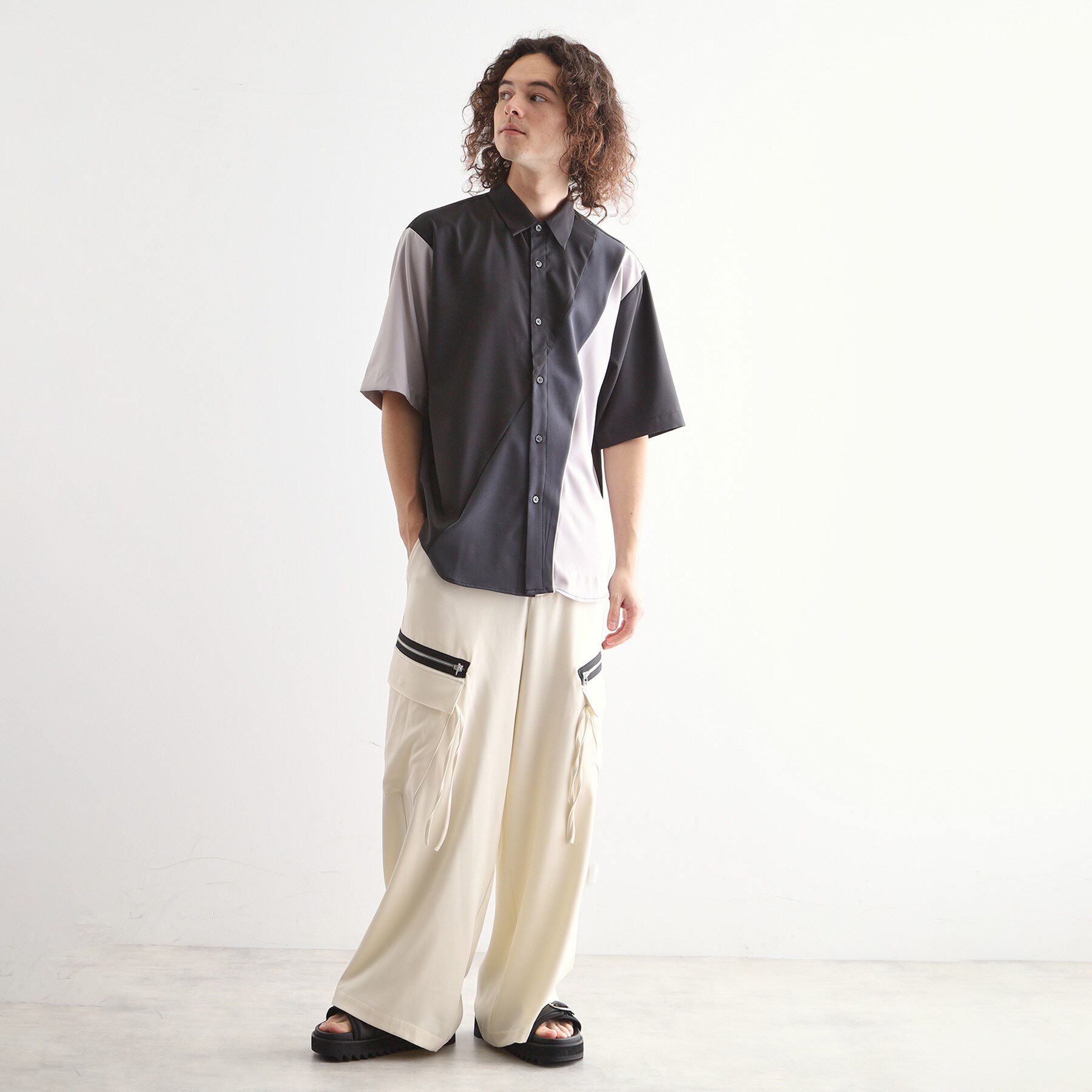 tk.TAKEO KIKUCHI「カーブスイッチシャツ」|シャツ・ブラウス|