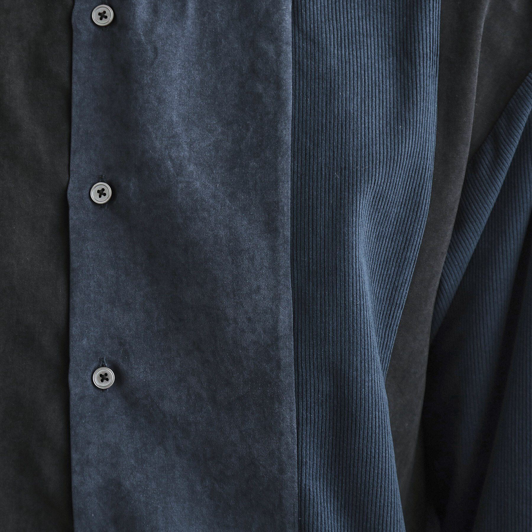 tk.TAKEO KIKUCHI「コーデュロイ＆スエード切替シャツ」|シャツ・ブラウス|