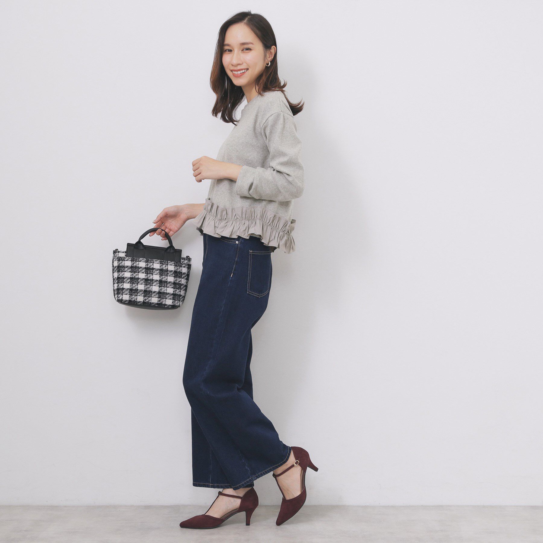 index「フリルドッキングトップス【洗濯機OK】」|Tシャツ・カットソー|