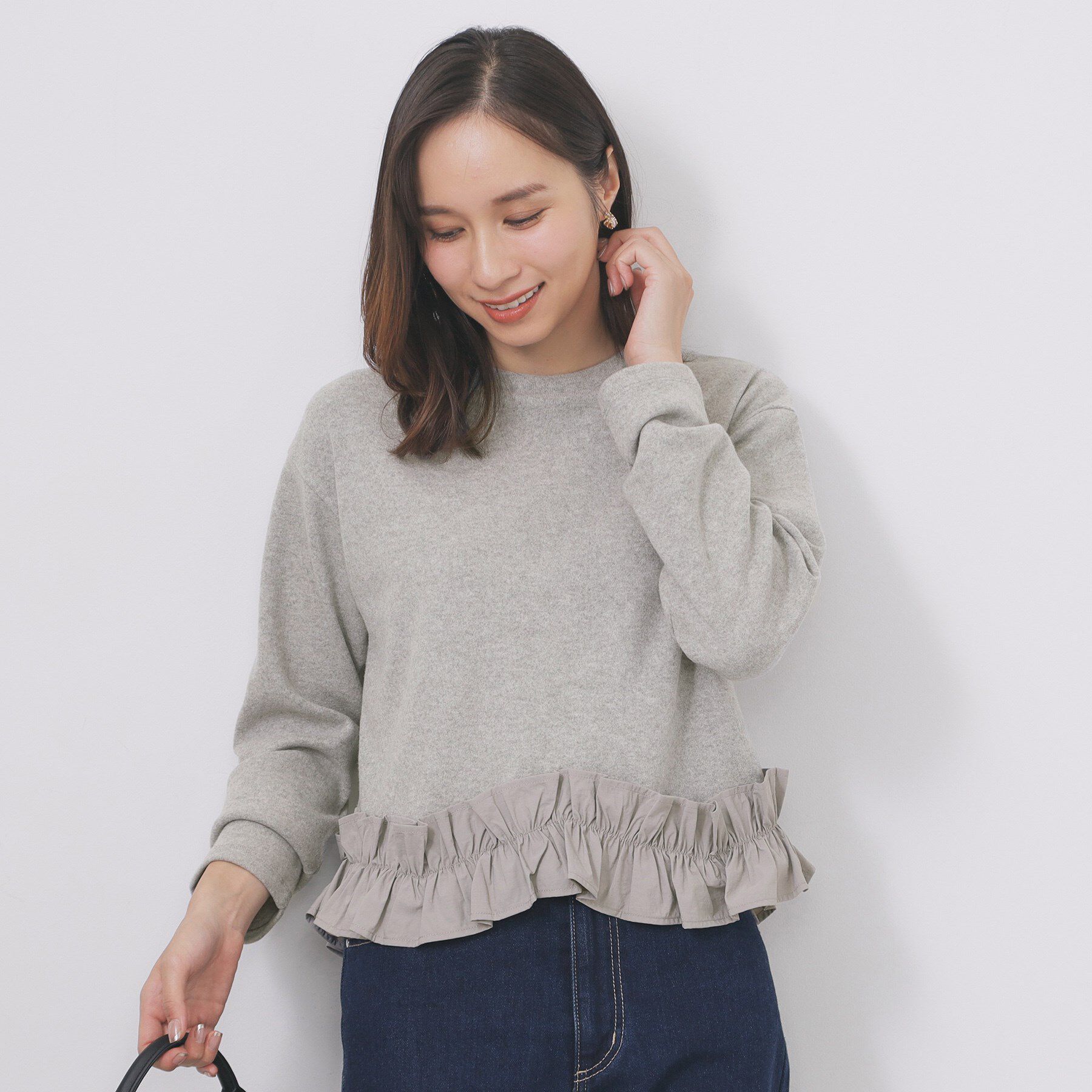 index「フリルドッキングトップス【洗濯機OK】」|Tシャツ・カットソー|