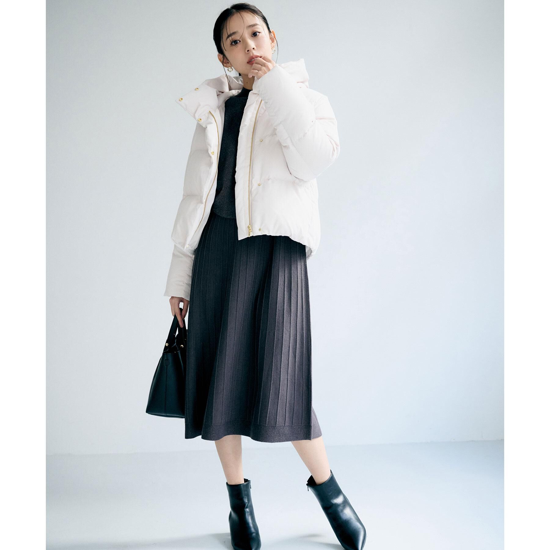 index「ラメフェザープルオーバーセット ニットワンピース【洗濯機OK】《XS～LL》」|スーツ|