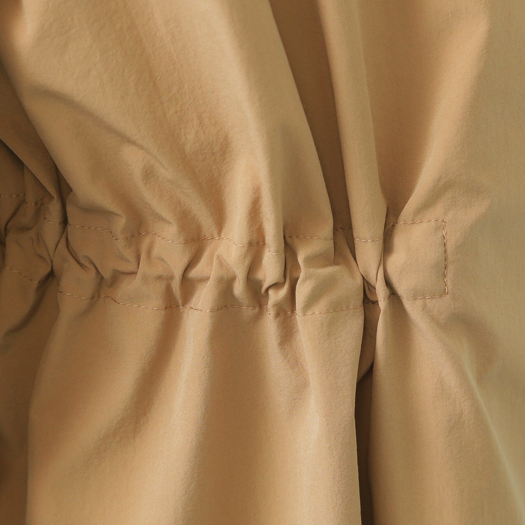 index「ヴィンテージクロスノーカラーロングコート【洗濯機OK/ストレッチ/イージーアイロン】」|ノーカラーコート|